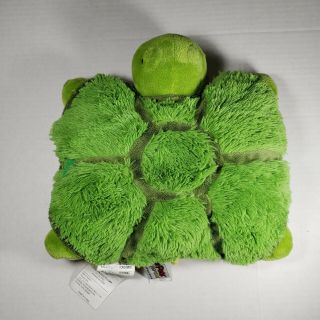 Pillow Pets Pee - Wees Green Turtle Stuffed Animal Toy Plush 12 "