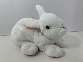 Kids Of America Corp Plush White Bunny Rabbit Beanbag Stuffed Animal