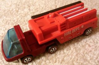 Vintage 1960s Mattel Redline Hot Wheels - Heavyweights Fire Truck Cab & Trailer
