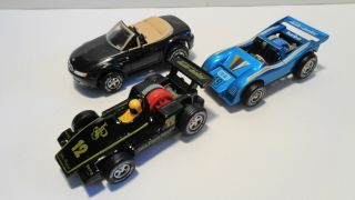 Vintage 3 1990s Darda Motor car trio racers and BMW 2