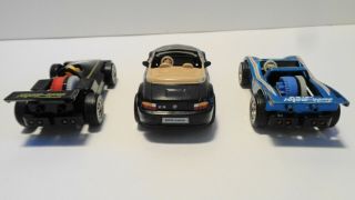 Vintage 3 1990s Darda Motor car trio racers and BMW 3