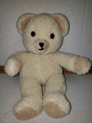 Vtg Russ Fabric Softener Snuggle Plush Stuffed Teddy Bear Animal Toy Laundry