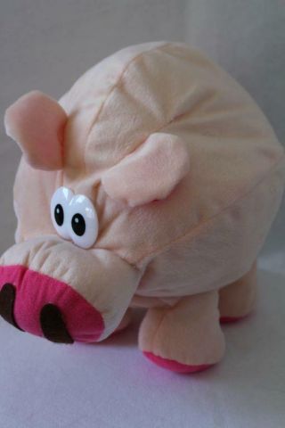 Best Toy Mfg Soft Stuffed Fat Pig Plush/toy Pink 15 " (z1)