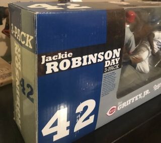 McFarlane MLB Jackie Robinson Day 3 Pack Ken Griffey Jr Robinson Cano RARE SET 3