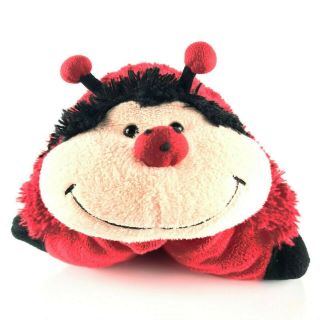 Pillow Pets PeeWee Ladybug 11” Red Black Lady Bug Soft Stuffed Plush Pee Wee 2