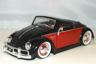 Volkswagen Hebmuller Cabriolet Vw 1949 Rare 1:24 Car Vdubs Jada Toys 91131