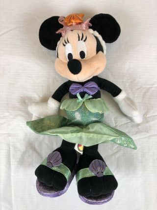 Disney Parks Minnie Mouse Plush Doll Ariel The Little Mermaid Princess 11”