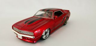 Jada Toys Big Time Muscle 1969 Chevy Camaro Z28 1/24 Diecast Racing Stripes