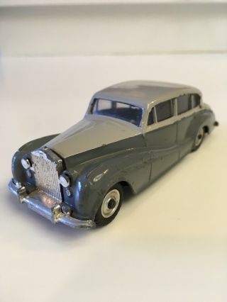 Dinky Meccano Rolls - Royce Silver Wraith No.  150g 1959 Gray Made In United Kingdom