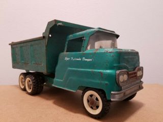 Vintage Structo Hydraulic Dumper Pressed Steel Toy Truck 1950 