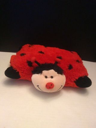 12.  5 " X 11 " X 4.  5 " Plush Ladybug By Pillow Pets Pee Wees,
