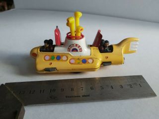 Corgi 803 The Beatles Yellow Submarine With 2 Beatles On Each Side Of Hatch.