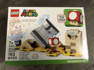 Lego 40414 Monty Mole And Mushroom Expansion Nib Mario In Hand To Ship