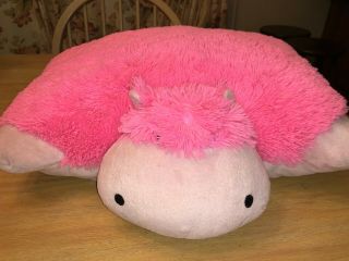 Pillow Pet Signature Pink Hippo Stuffed Animal Plush Toy