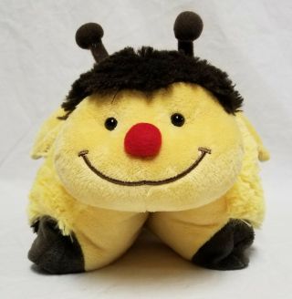 Pillow Pets " Buzzing Bumble Bee " 11 " Pee Wee Brand As Seen On Tv Plush Toy Euc