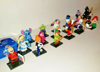 Lego Disney Complete Set Of 18 Mini Figures With Accessories 71012 Bag 17 Sheets