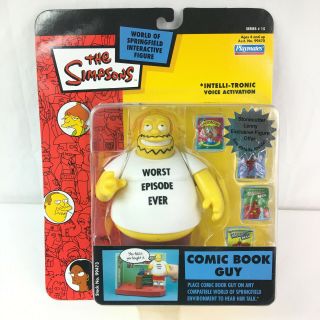 Simpsons Comic Book Guy Worst Episode Ever Shirt Series 15 Playmates 2003