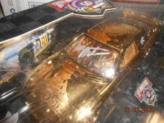 Autographed 1998 Mark Martin 60 Winn Dixie Ford Taurus 24k Gold 1:24 Diecast