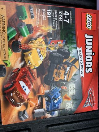 Lego Juniors Disney Cars 3 Thunder Hollow Crazy 8 Race 10744 Mib