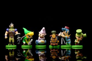 Nintendo Legend of Zelda Spirit Tracks Furuta Choco Egg Figure Link Four Swords 2