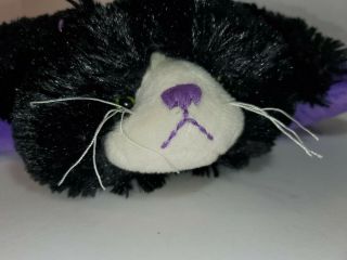 PILLOW PET PEE - WEE CAT kindergarten pre school naptime black purple (x 3