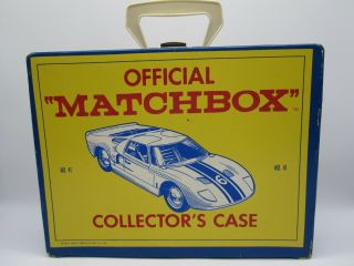 Vintage 1966 Official Matchbox Deluxe Collector’s Case by Lesney - Fits 48 Cars 3