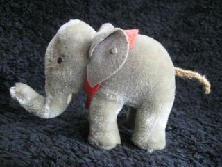 Rare 1950/78 german Steiff Elephant w.  Button 2