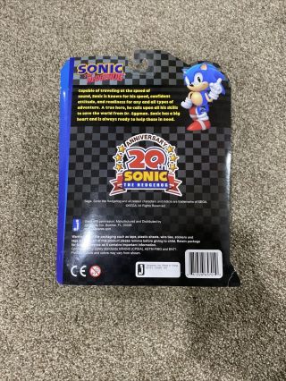 SONIC THE HEDGEHOG SONIC THROUGH TIME FIGURE 20th ANNIVERSARY JAZWARES 2