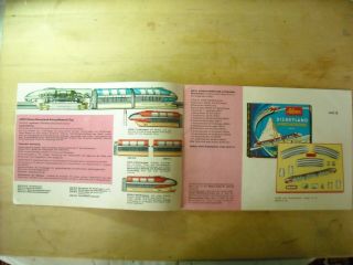 Schuco Disneyland Monorail German Instruction Manual;Second Generation 1962 - 1967 3