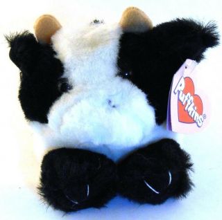 Meadow The Cow Retired Puffkins Bean Bag Plush 1997 Swibco With Hang Tag