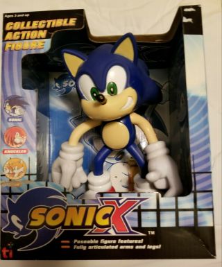 Toy Island 9 " Sonic The Hedgehog Collectible Action Figure W/box