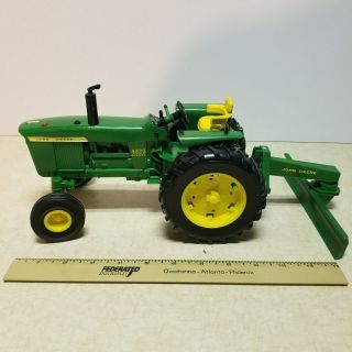 Toy Ertl John Deere 4020 Wide Front Tractor With Rear Blade