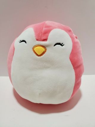 R1 Squishmallow Piper The Pink Penguin 8 " Plush Pillow Toy By Kellytoy
