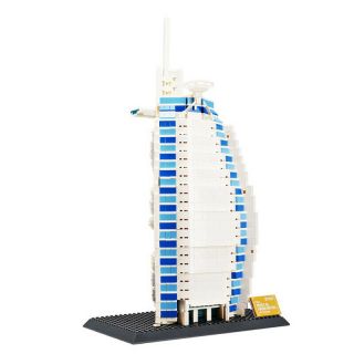 1368pcs Bricks For The Burj Al Arab Model Building Blocks Set Mini Street Toys