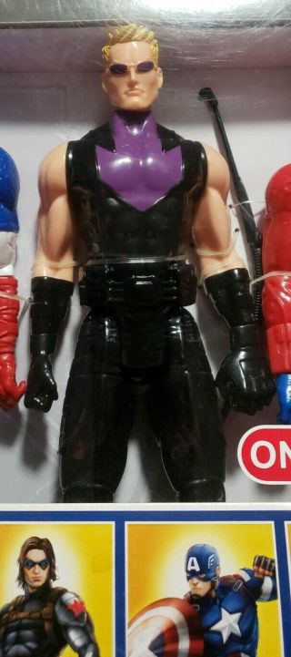 Marvel Avengers Titan Hero Series Hawkeye 12” Inch Figure Shipped Loose.