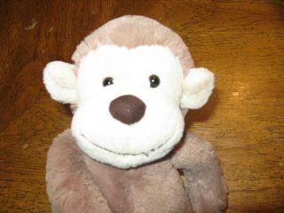 Jellycat Bashful Monkey Plush Brown Tan Soft Toy Medium 12” Stuffed Animal