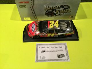 2004 Jeff Gordon Nascar Action Race Fans Platinum 1:24 Scale Diecast 1 Of 300