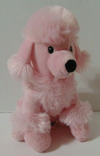 Dan Dee Pink Poodle Plush Dog Stuffed Toy Puppy Collectors Choice 10 "