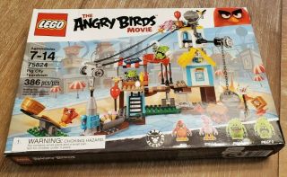 Lego The Angry Birds Movie 75824 Pig City Teardown - &