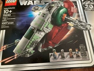 Lego Disney Star Wars Slave I Boba Fett Ship With 4 Minifigures - Set (75243)