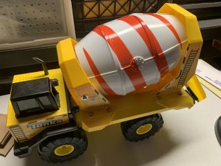 Hasbro Tonka Cement Mixer Truck 2006 Steel & Plastic Yellow Usa