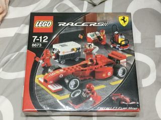 Lego Racers F1 Ferrari Pit Stop Formula One Racing Car