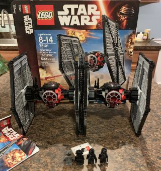 Lego Star Wars 75101 Set Of Two (2) First Order Special Forces Tie Fighters