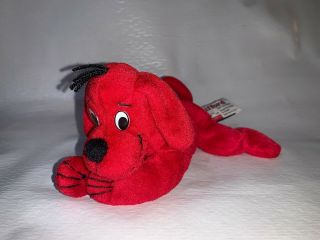 Scholastic Side Kicks Clifford The Big Red Dog 7 " Beanbag Plush Stuffed Animal