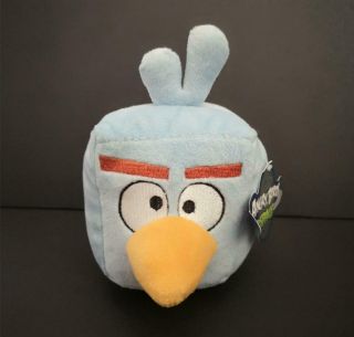 Angry Birds Space Ice Bomb Blue Bird No Sound Plush Toy