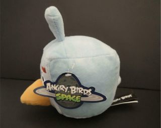 Angry Birds SPACE Ice Bomb Blue Bird NO Sound Plush Toy 2
