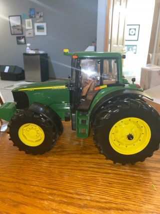 John Deere 7320 Toy Tractor Out Of Box Metal/plastic 13 In.  Length