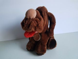 Wrinkle Puppy Stuffed Plush 1980s Toy Ganz Brothers 9 Inch Vintage
