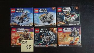 Lego Star Wars Microfighters Series 3 Full Set