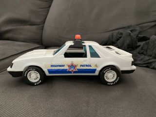 Gay Toys 715 Vtg Rare Toy Model Police Car 1980s Highway Patrol Mustang Ford